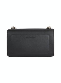 Calvin Klein Jeans Women's Convertible Shoulder Bag -  smooth faux leather exterior, Black  - Image 3