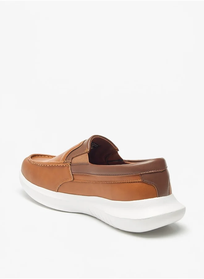 لي كوبر Men's Solid Slip-On Loafers