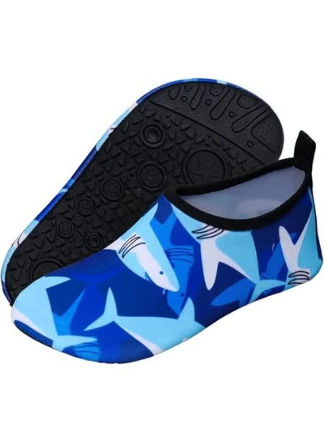 الخيميائي المجمد حذاء بحر مائي باللون الأسود، مقاس  32, 33، مثالي للسباحة والغطس والرياضات المائية، سريع الجفاف ومانع للانزلاق -حذاء مائي ـ جزمه مائيه - حذاء رياضي مائي_ أدوات سباحه ـ اكسسوارات سباحه ـ العاب مائيه ـ مستلزمات سباحه - Image 4
