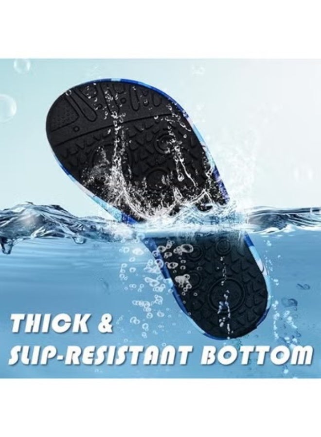 الخيميائي المجمد حذاء بحر مائي باللون الأسود، مقاس  32, 33، مثالي للسباحة والغطس والرياضات المائية، سريع الجفاف ومانع للانزلاق -حذاء مائي ـ جزمه مائيه - حذاء رياضي مائي_ أدوات سباحه ـ اكسسوارات سباحه ـ العاب مائيه ـ مستلزمات سباحه - Image 3