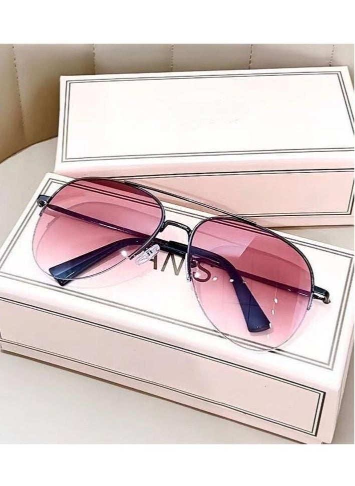 Ucanbe - Classic half frame sunglasses - Image 1