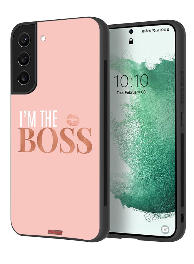 Tolwak Samsung Galaxy S21 FE 5G Protective Case Cover I Am The Boss - Image 1