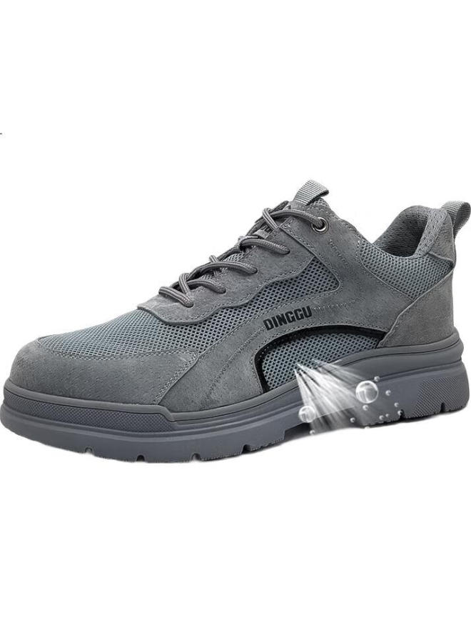 Dinggu Dinggu Men'S Safety Shoes Anti-Smashing Anti-Piercing Lightweight Work Shoes Steel Toe Labor Protection Breathable Summer 1101Huiw43 - Image 3