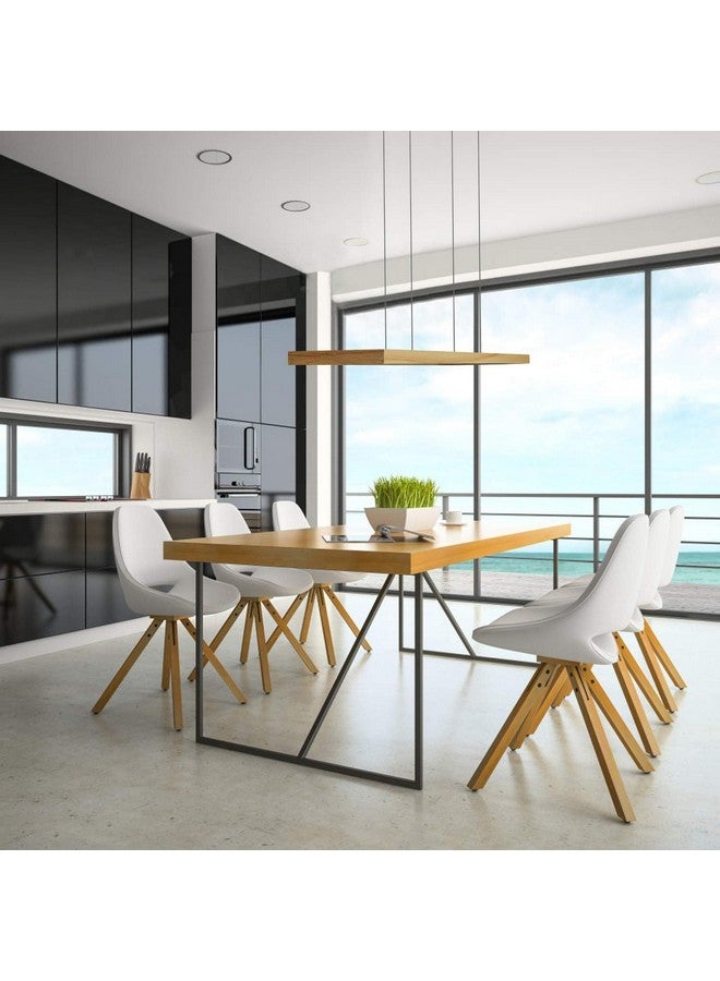 artica Artica Wooden Warm White Pendant Lamp Adjustable Hanging Ceiling Light in Top and Bottom Acrylic Shade for Restaurant Cafe Bar Kitchen Dining Room Living Room 30w - Image 4