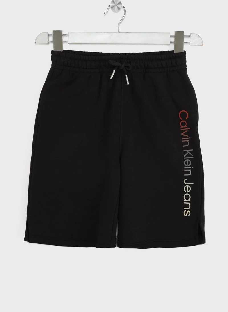 Calvin Klein Jeans Kids Gradient Institutional Shorts