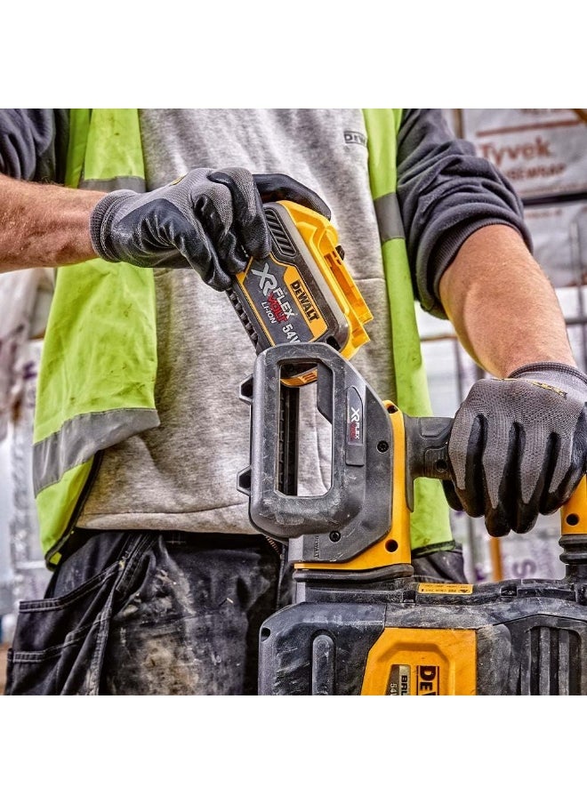 DEWALT - Dewalt  DCH733X2-GB 48Mm 54V Xr Flex Volt Sds-Max Hammer With Extra Battery  Yellow Black - Image 1