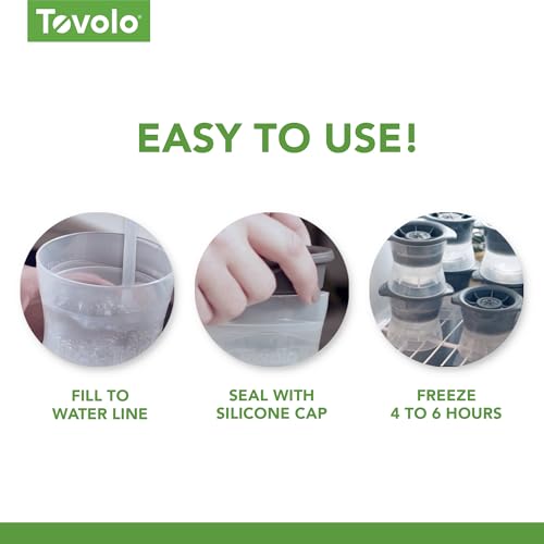 Tovolo Rose Shaped Ice Molds, Set of 2 - Large Romantic Ice Mold Gift - Unique Ice Mold Chills Drinks - Odor-Free Freezer Storage, Dishwasher-Safe with Silicone Plunger - Image 5