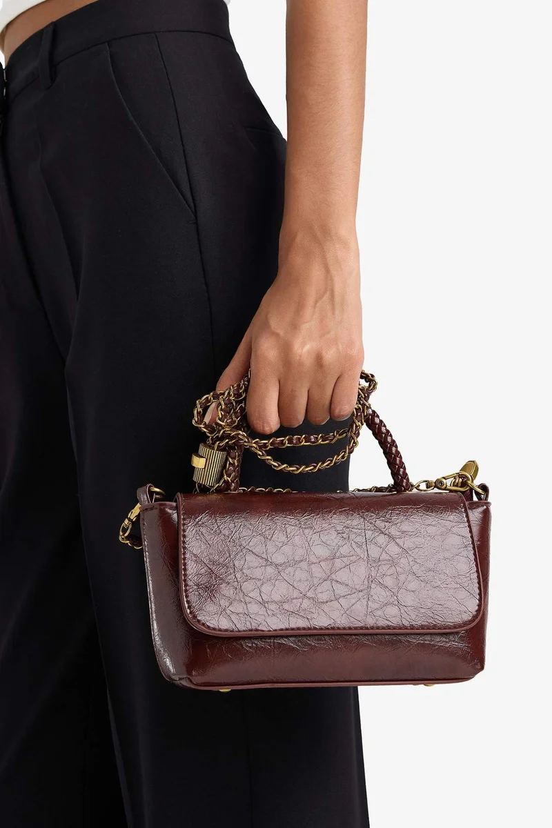 Defacto Faux Leather Crossbody Bag