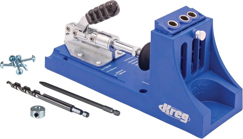 Kreg K4 Pocket Hole Jig - Adjustable, Versatile Jig for Strong Joints - Create Perfect, Rock-Solid Joints - Easily Adjustable Drill Guides - For Materials 1/2" to 1 1/2" Thick - Image 1