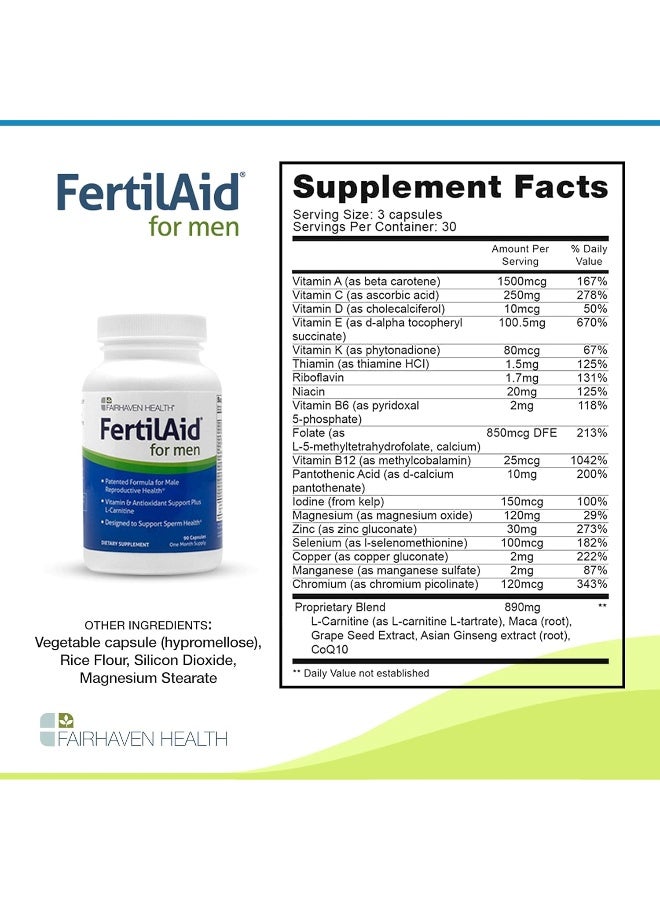 fairhaven health فيرهافن هيلث فيرتيلايد للرجال - 90 كبسولة - Image 2