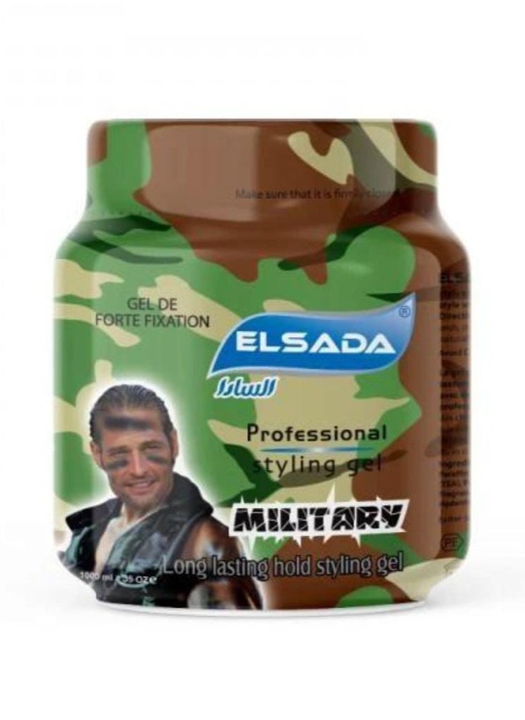 Elsada Professional Long Lasting Hold Styling Gel - 1000ml 