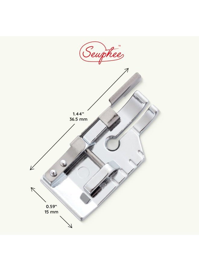 Sewphee 2025 Upgraded Quarter Inch Quilting Foot with Edge Guide – 1/4 Inches Presser Foot for Low Shank Sewing Machines – Stainless Steel Sewing Foot & Quilter Foot Attachment for Straight Seam Quilting - Image 5