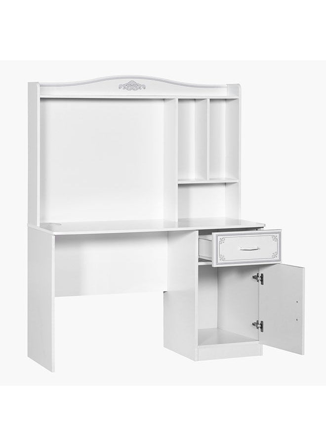 Spring Study Desk With Hutch 50x157x120 cm