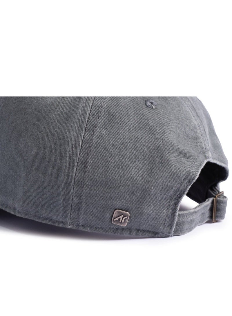ايه ار سابلاي Ar Washed Cap من Arij Bags | كاب قطن مغسول، حزام قابل للتعديل، خفيف، جيد التهوية، للاستخدام اليومي (رمادي) - Image 5