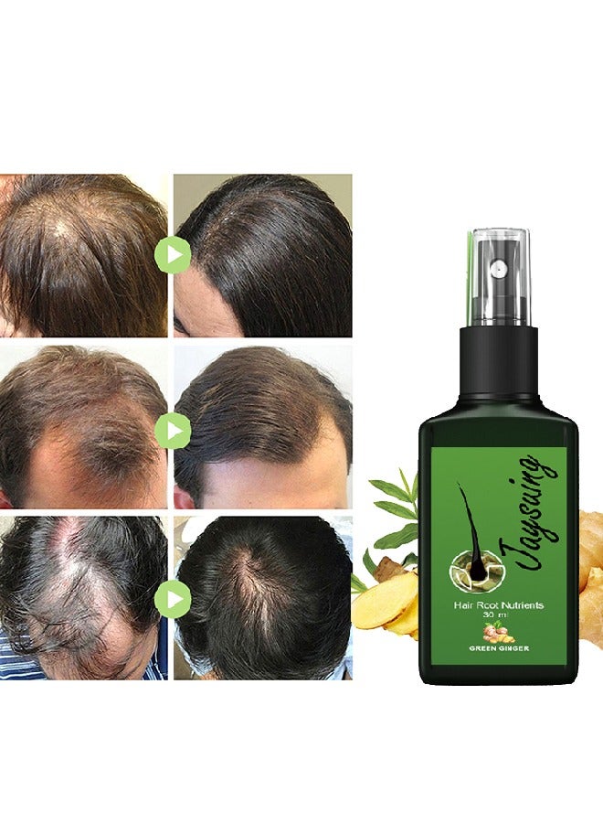 Jaysuing Hair Treatment Green Ginger Serum 30ml ,Hair Loss Treatments, Aids against Hair-thining, Hair Regrowth Treatment - Image 4