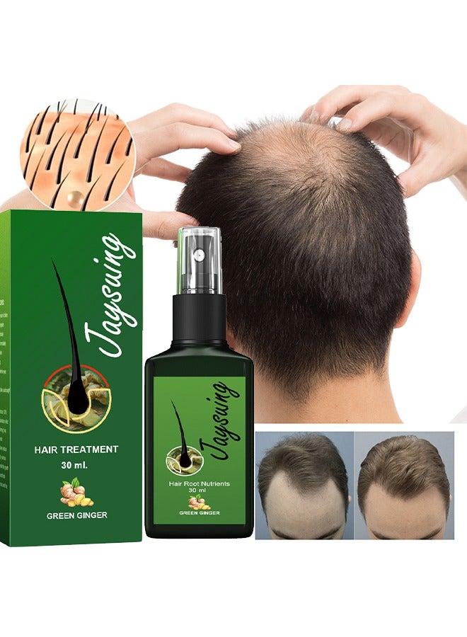 Jaysuing Hair Treatment Green Ginger Serum 30ml ,Hair Loss Treatments, Aids against Hair-thining, Hair Regrowth Treatment - Image 3