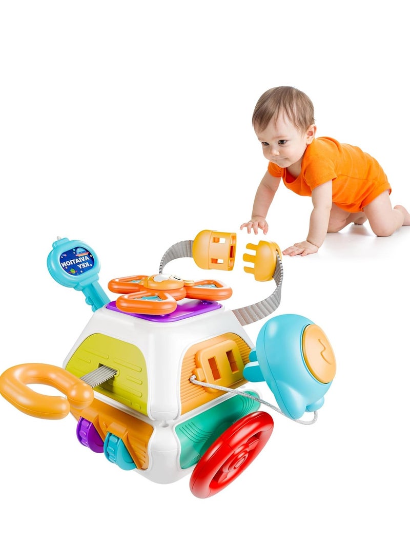 Montessori Sensory Toys for Toddlers, Infant Carseat Plane Travel Toy, Educational Learning Activities, Friendly Learning Toy for Fine Motor Skills - Image 1