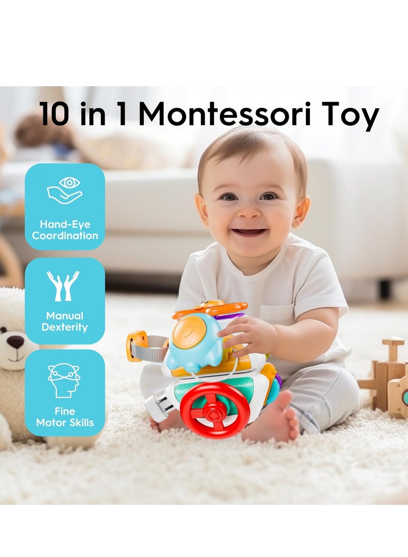 Montessori Sensory Toys for Toddlers, Infant Carseat Plane Travel Toy, Educational Learning Activities, Friendly Learning Toy for Fine Motor Skills - Image 2