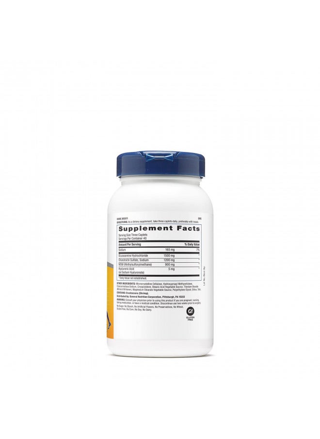 GNC - TriFlex |Targeted Joint, Bone & Cartilage Health Supplement with Glucosamine Chondroitin & MSM |Support Mobility & Flexibility | 120 Caplets - Image 1