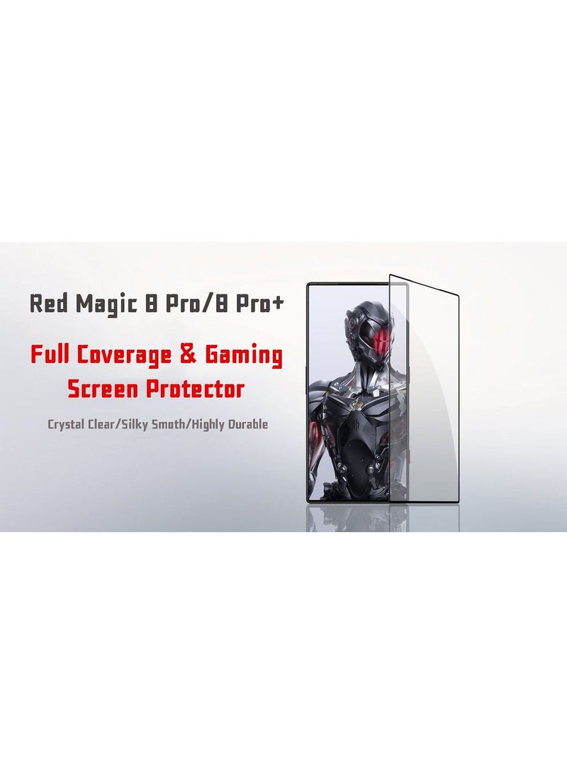 Screen Protector for Red Magic 8 Pro/Red magic 8 Pro Plus, Anti-Scratch, High Transparency, Anti-fingerprint, Bubble-Free, Dust-Free Premium Screen Protector Tempered Glass For Red Magic 8 Pro - Image 2