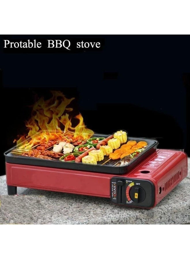 ال سي موقد شواء غاز محمول 43 سم للرحلات والتخييم والشواء الخارجي - Image 3