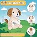 HOMQYTE Positive Crochet Animals with Affirmation Card Handmade Crochet Labrador Plush Doll for Women Dog Lovers Gifts Labrador - Image 4
