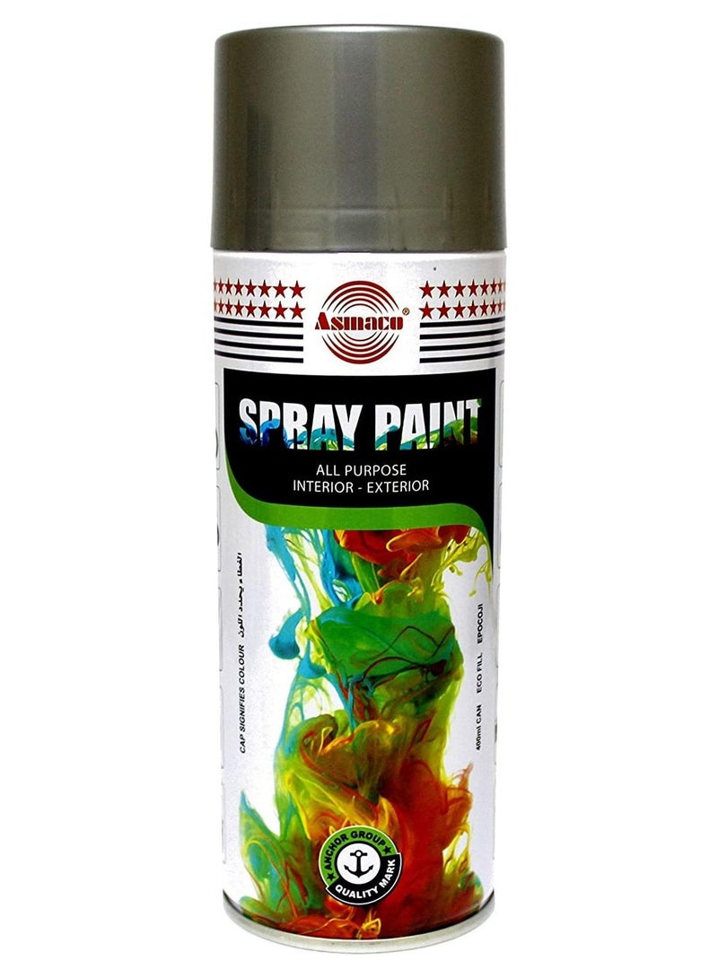 Asmaco Spray Paint Silver 400ml - Image 1