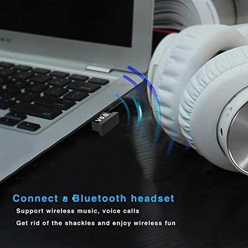 AUSHA Bluetooth 5.0 USB Dongle Adapter, Bluetooth Receiver and Transmitter for Desktop, Laptop, Printer, Headset, Speaker, Compatible with Windows 7/8/8.1/10 - Image 3