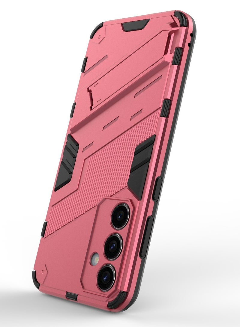 Punk Armor 2 in 1 PC Tpu Shockproof Phone Case with Invisible Holder For Samsung Galaxy S23 FE 5G (watermelon) - Image 4