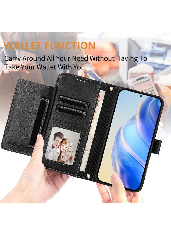 Zaboon Case For Honor X9c Global Multi-Card Slots Zipper Wallet Leather Phone Case  - Image 4