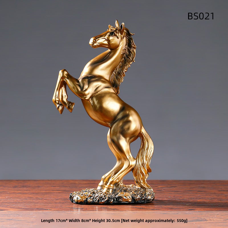 Generic European Style Ornamental Horse for Office Decor BS-021 Bronze Horse 