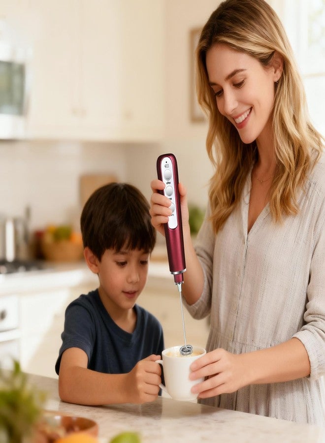 Dejaf Milk Frother Wand Rechargeable Handheld Frother For Coffee,Batidora De Mano Electrica Coffee Bar Accessories Kitchen Appliances Essentials Electric Frother Gift For Women Men (Black) - Image 4