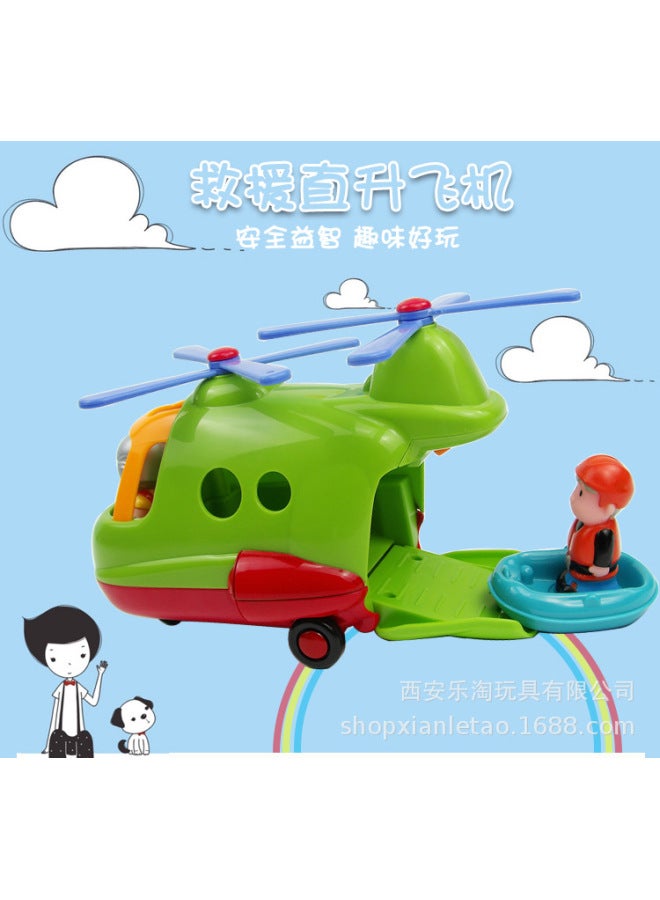 KDT Bao Le Children's Helicopter Toy Simulation Fall Resistant Boys And Girls Educational Interactive Infant 6888 - Image 3