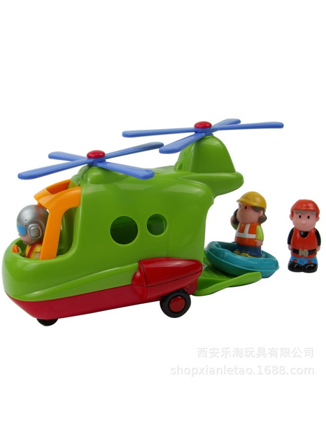 KDT Bao Le Children's Helicopter Toy Simulation Fall Resistant Boys And Girls Educational Interactive Infant 6888 - Image 5