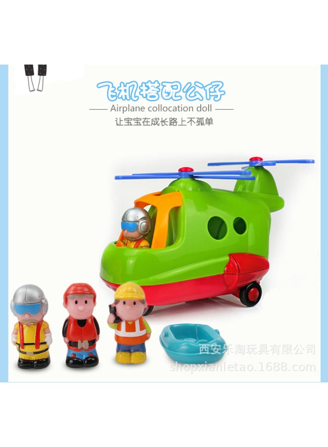 KDT Bao Le Children's Helicopter Toy Simulation Fall Resistant Boys And Girls Educational Interactive Infant 6888 - Image 4