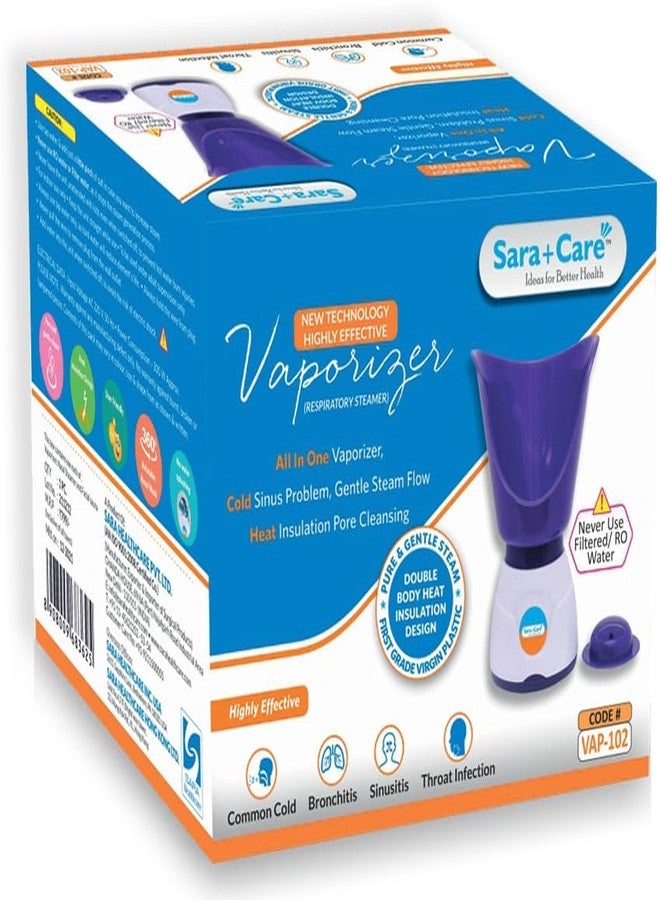Sara+Care Face & Nose Vaporizer Steamer for Cold, Cough, Facial Rejuvenation, Skin Deep Cleanse, Sinusitis Relief & Breathing Disorders Prevention with Nasal & Facial Mask - Image 3
