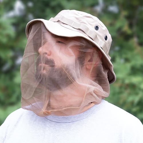 Rothco Boonie Hat with Mosquito Netting, Woodland Camo, 7.5 - Image 2