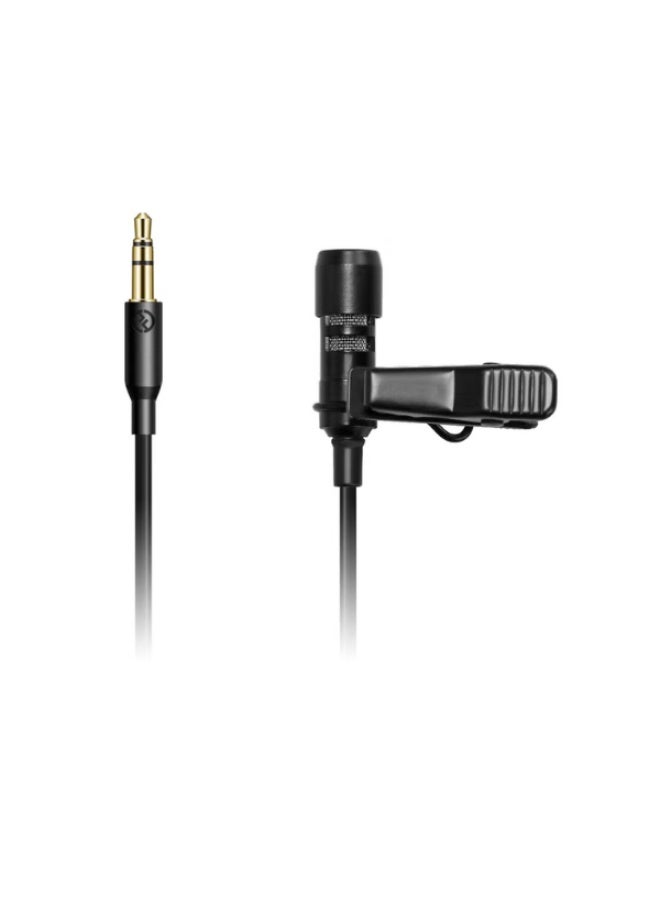 Hollyland HL-OLM01 Pro Omnidirectional Lavalier Mic with 3.5mm – Black - Image 1