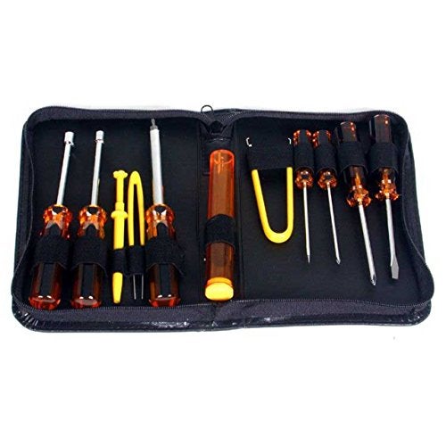 StarTech.com 11 Piece Computer Tool Kit - PC Repair Tool Kit with Zippered Vinyl Carrying Case , TAA (CTK200) - Image 2
