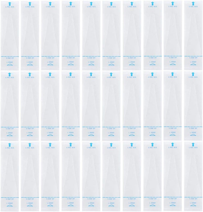 comfrt 300pcs Digital Thermometer Covers Electric Thermometers Probe Sleeves Disposable for Oral Armpit Rectal Digital Thermometer Blue - Image 1