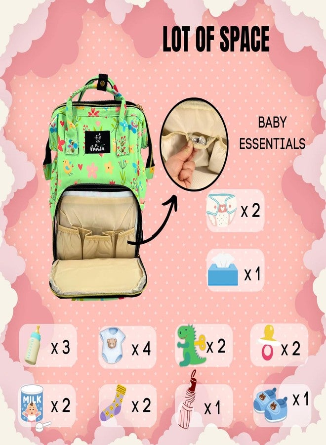 OBABY Baby Diaper Bag spacious/multi-pocket/diaper backpack/fashionable/waterproof/large capacity/durable/Maternity Backpack Cum Tote bag Spacious to Easily Organise Baby Essentials. - Image 2