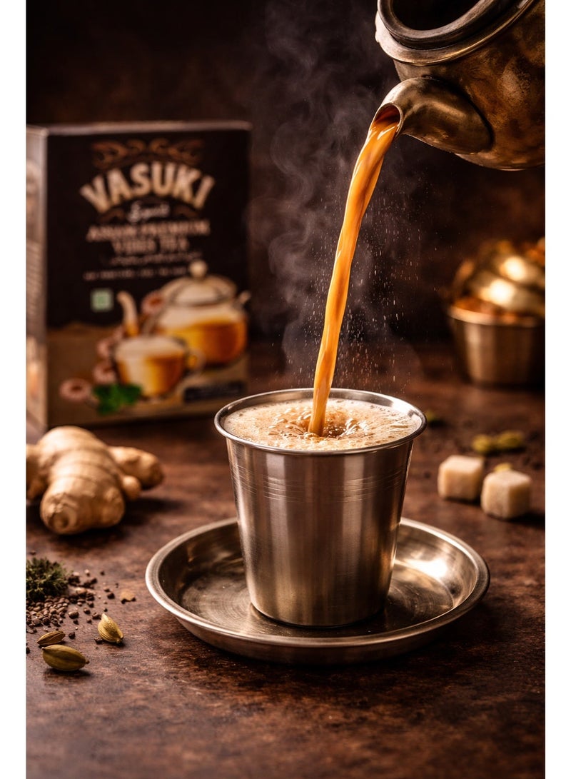 Vasuki Strong Karak Chai – Assam Tea Powder | Indian Cutting Chai Taste | Vasuki Premium Tea - Image 4