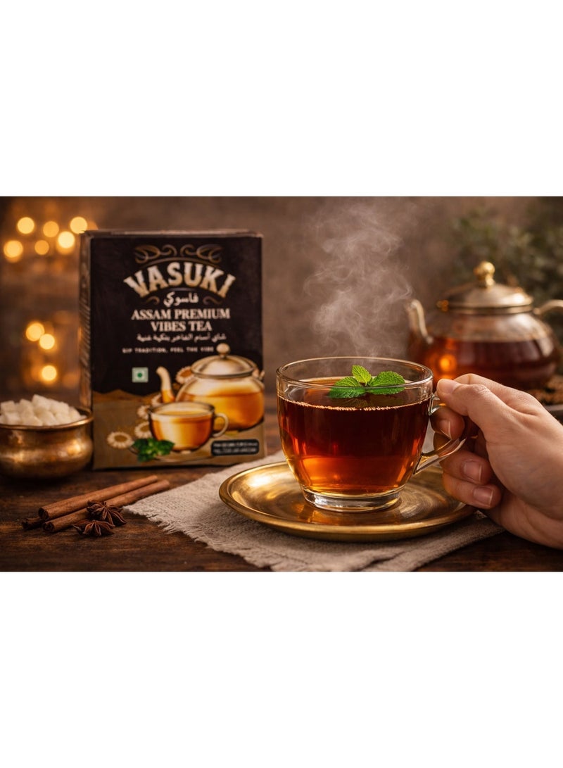 Vasuki Strong Karak Chai – Assam Tea Powder | Indian Cutting Chai Taste | Vasuki Premium Tea - Image 1