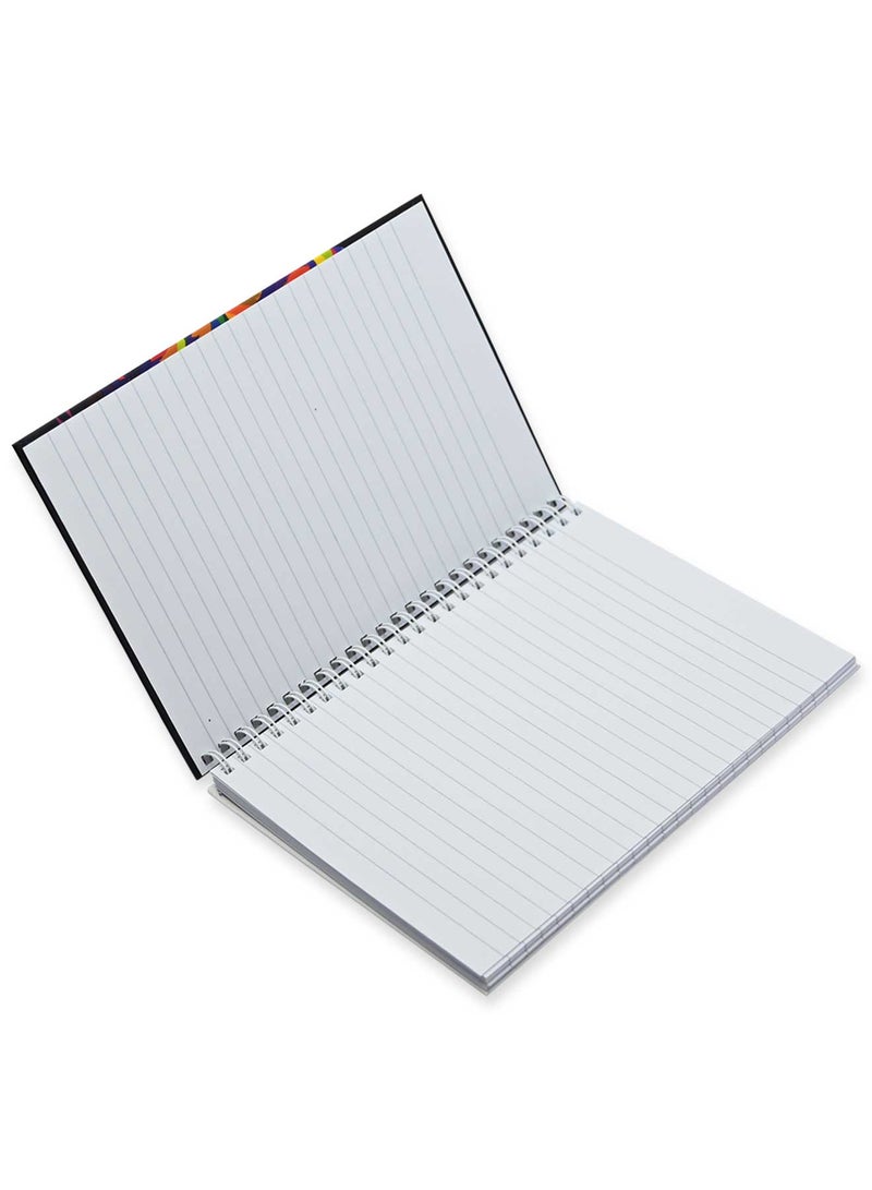 FIS مجموعة FIS من 5 دفاتر ملاحظات ذات غلاف صلب حلزوني، 96 ورقة تصميم البجعة A5 3 -FSNBSHCA596-SWA3 - Image 2