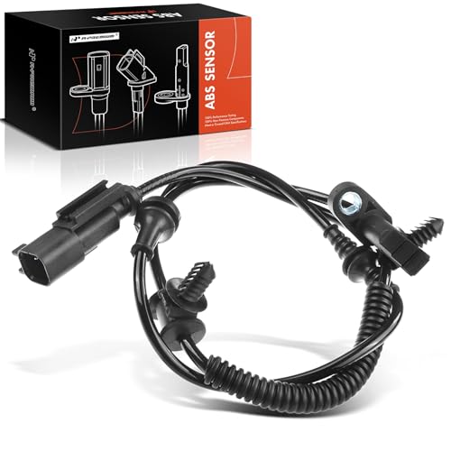 A-Premium ABS Wheel Speed Sensor Compatible with Ford & Lincoln Models - Explorer, Flex, Special Service Police Sedan, Taurus, MKS, MKT - Rear Driver or Passenger Side, Replace# AE93-2C190-BE - Image 1