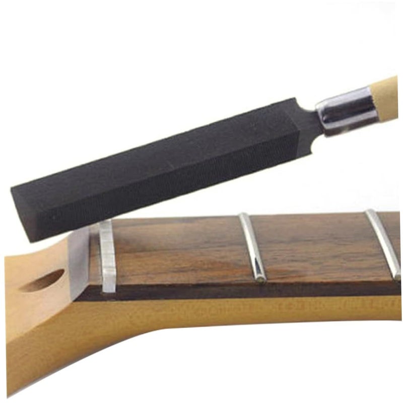Professional Guitar Nut File Repair Tool Set 3pcs Wooden Handle 19x1.5cm - Image 4