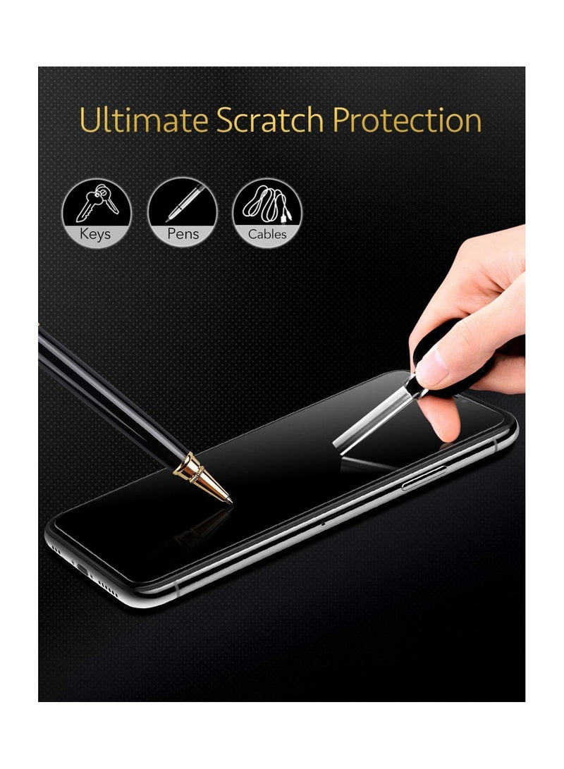 Full Coverage Glass Screen Protector for Samsung Galaxy M51 / M52 / M62 / F62 / A71 / Samsung Galaxy S10 Lite / Samsung Galaxy Note 10 Lite - Xiaomi Redmi Note 9s / Xiaomi Poco X3 / Poco X3 Pro - Black Frame by M7molge  - Image 3