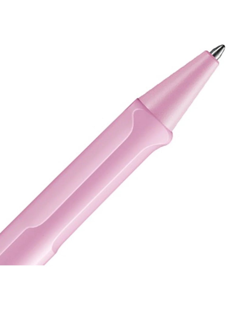 LAMY قلم حبر جاف سفاري طرف متوسط حبر أسود برميل وردي فاتح - Image 5