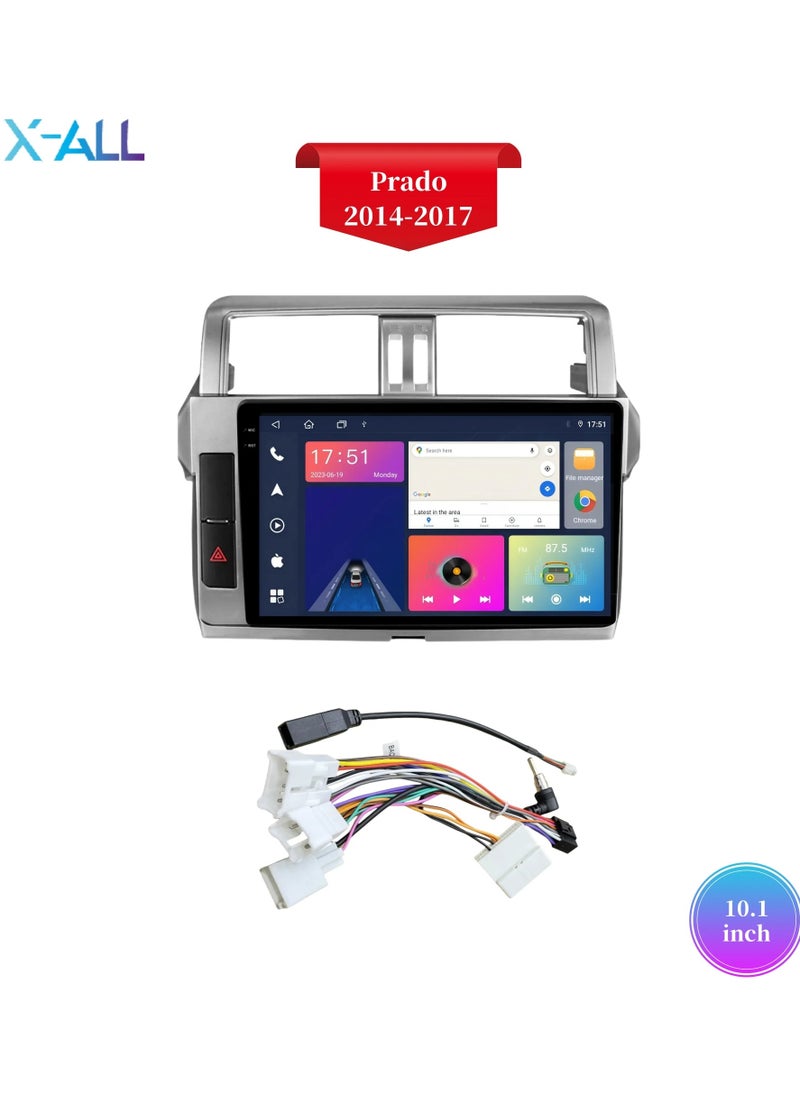 X-All Screen and decoration Toyota Prado 2014-2017 / 4 GB RAM + 32 GB storage + Apple CarPlay  - Image 1