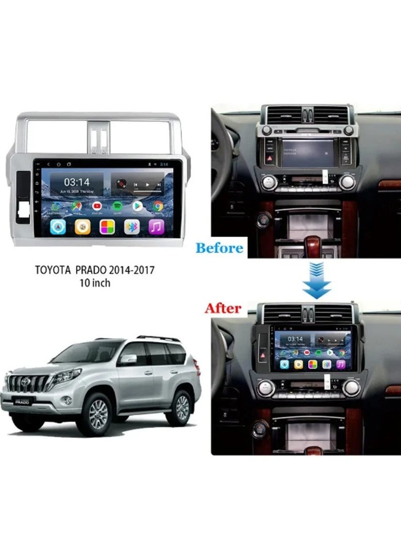 X-All Screen and decoration Toyota Prado 2014-2017 / 4 GB RAM + 32 GB storage + Apple CarPlay  - Image 3